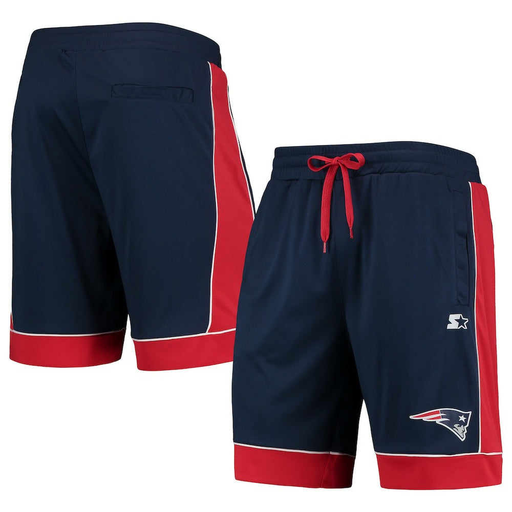New England Patriots Starter Fan Favorite Fashion Shorts - Navy/Red for sale