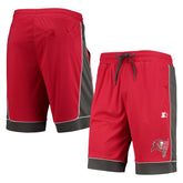 Tampa Bay Buccaneers Starter Fan Favorite Fashion Shorts - Red/Pewter sale