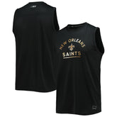 New Orleans Saints MSX by Michael Strahan Rebound Tank Top - Black for sale