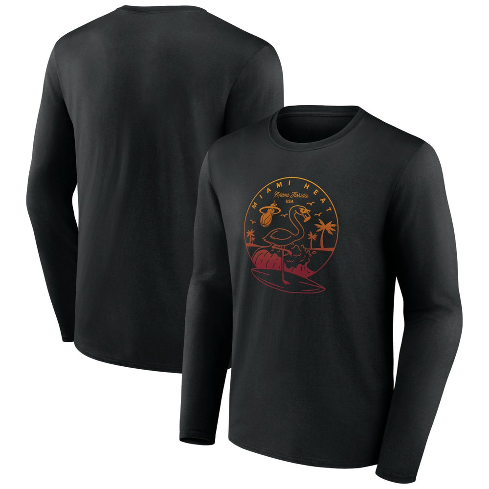 Miami Heat Tip-Off Long Sleeve T-Shirt - Black online