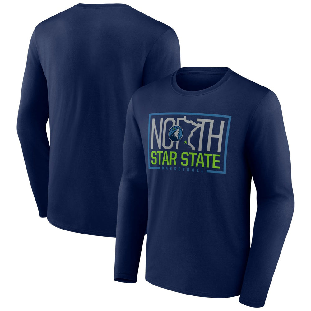 Minnesota Timberwolves Tip-Off Long Sleeve T-Shirt - Navy online