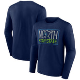 Minnesota Timberwolves Tip-Off Long Sleeve T-Shirt - Navy online
