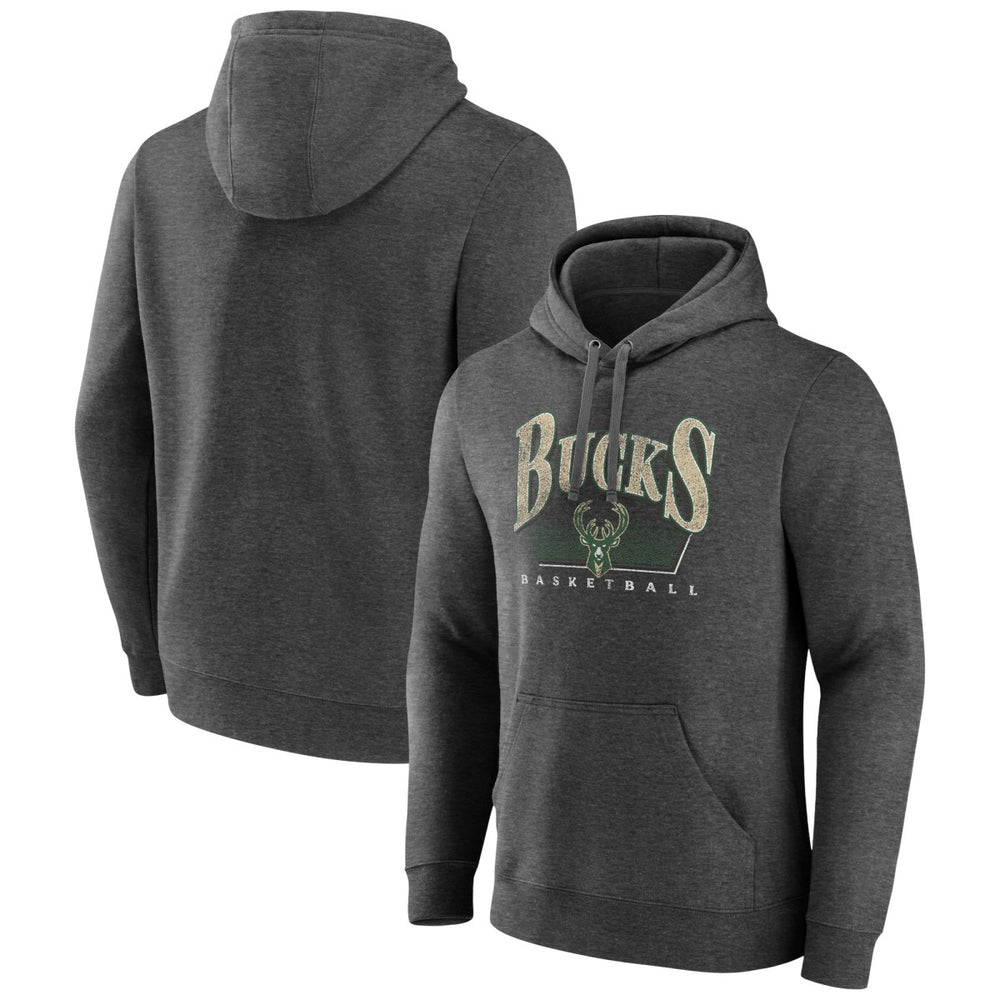 Milwaukee Bucks Selection Pullover Hoodie - Charcoal sale