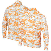 Houston Astros Digital Camo Performance Quarter-Zip Pullover Jacket - Orange