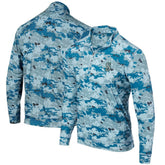 Seattle Mariners Digital Camo Performance Quarter-Zip Pullover Jacket - Blue