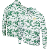 Athletics Digital Camo Performance Quarter-Zip Pullover Jacket - Green