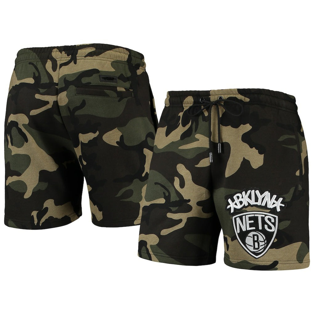 Brooklyn Nets Pro Standard Team Shorts - Camo sale