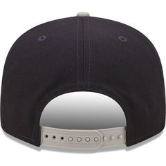 New York Yankees Team Script 9FIFTY Adjustable Snapback Hat - Navy/Gray | New Era
