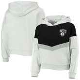 Brooklyn Nets Girls Youth All Yours Pullover Hoodie - Heathered Gray online