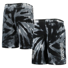 Brooklyn Nets Youth Santa Monica Tie-Dye Shorts - Black outlet