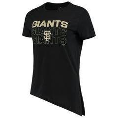 San Francisco Giants Levelwear Women's Birch Delta Asymmetrical T-Shirt - Black