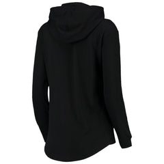 Washington Nationals Levelwear Women's Vivid Scuba Neck Pullover Hoodie - Black