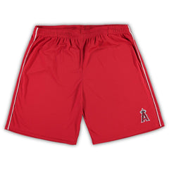 Los Angeles Angels Big & Tall Mesh Shorts - Red