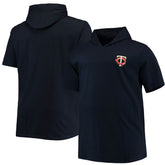 Minnesota Twins Big & Tall Jersey Short Sleeve Pullover Hoodie T-Shirt - Navy