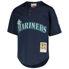 Ichiro Suzuki Seattle Mariners Youth Cooperstown Collection Mesh Batting Practice Jersey - Navy | Mitchell & Ness