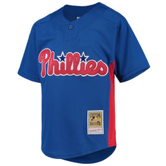 Roy Halladay Philadelphia Phillies Youth Cooperstown Collection Mesh Batting Practice Jersey - Royal | Mitchell & Ness