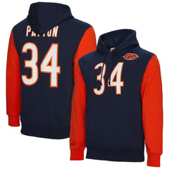 Walter Payton Chicago Bears Retired Player Name & Number Pullover Hoodie - Navy cheap