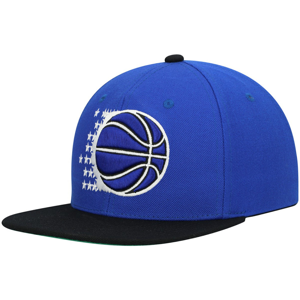 Orlando Magic Hardwood Classics Team Two-Tone 2.0 Snapback Hat - Blue/Black | Mitchell & Ness online