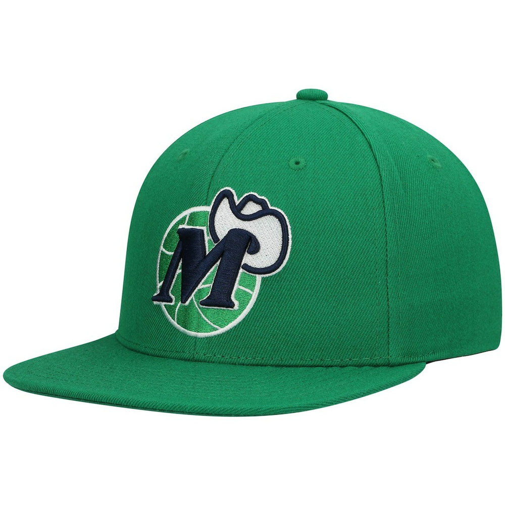 Dallas Mavericks Hardwood Classics Team Ground 2.0 Snapback Hat sale - Green | Mitchell & Ness discount