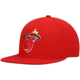 Miami Heat Hardwood Classics Team Ground 2.0 Snapback Hat - Red | Mitchell & Ness discount