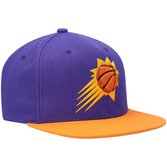 Phoenix Suns Team Two-Tone 2.0 Snapback Hat - Purple/Orange | Mitchell & Ness online