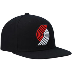 Portland Trail Blazers Ground 2.0 Snapback Hat - Black | Mitchell & Ness discount