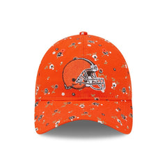 Cleveland Browns New Era Women's Floral 9TWENTY Adjustable Hat - Orange on sale
