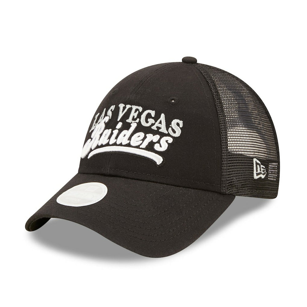 Las Vegas Raiders New Era Women's Team Trucker 9FORTY Snapback Hat - Black outlet