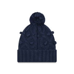 Tennessee Titans New Era Women's Toasty Cuffed Knit Hat with Pom - Navy discount