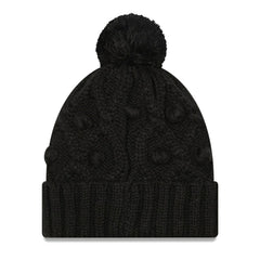 Pittsburgh Steelers New Era Women's Toasty Cuffed Knit Hat with Pom - Black on sale