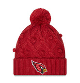 Arizona Cardinals New Era Women's Toasty Cuffed Knit Hat with Pom - Cardinal online