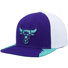 Chicago Bulls Day 5 Snapback Hat - Purple | Mitchell & Ness outlet