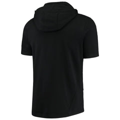 St. Louis Cardinals Levelwear Recruit Short Sleeve Full-Zip Hoodie Jacket - Black