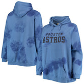 Houston Astros Women's Plus Size Cloud Pullover Hoodie - Navy