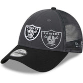 Las Vegas Raiders New Era Youth Reflect 9FORTY Adjustable Hat - Graphite discount