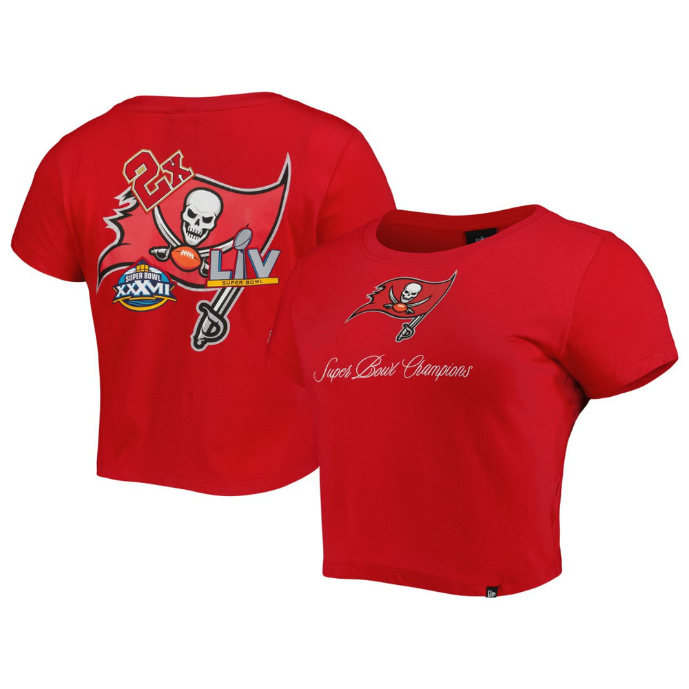 Tampa Bay Buccaneers New Era Women's Historic Champs T-Shirt - Red sale