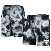 Chicago Bulls Fleece Tie-Dye Shorts - Black | New Era for sale