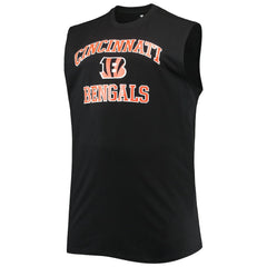Cincinnati Bengals Big & Tall Muscle Tank Top - Black outlet