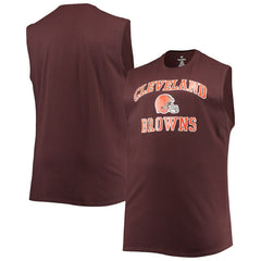 Cleveland Browns Big & Tall Muscle Tank Top - Brown online