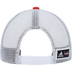 Washington Capitals adidas Team Plate Trucker Snapback Hat Red/White