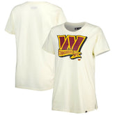 Washington Commanders New Era Women's Chrome Sideline T-Shirt - Cream sale