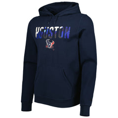Houston Texans New Era Ink Dye Pullover Hoodie - Navy online
