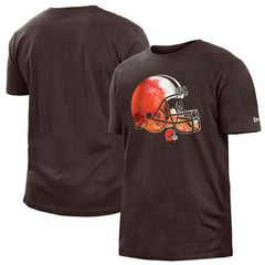 Cleveland Browns New Era 2022 Sideline Ink Dye T-Shirt - Brown sale