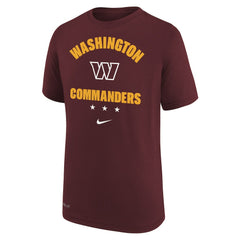 Washington Commanders Youth Team Athletic Performance T-Shirt - Burgundy | Nike for sale