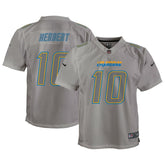 Justin Herbert Los Angeles Chargers Youth Atmosphere Game Jersey - Gray | Nike on sale