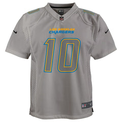 Justin Herbert Los Angeles Chargers Youth Atmosphere Game Jersey - Gray | Nike on sale