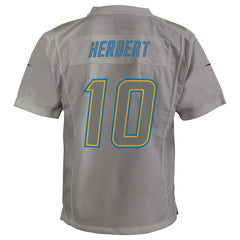 Justin Herbert Los Angeles Chargers Youth Atmosphere Game Jersey - Gray | Nike on sale