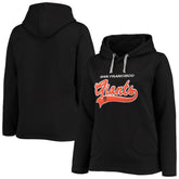 San Francisco Giants Soft as a Grape Women's Plus Size Side Split Pullover Hoodie - Black