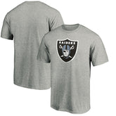 Las Vegas Raiders Primary Logo T-Shirt - Heather Gray cheap