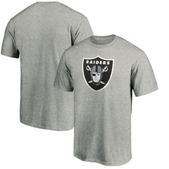 Las Vegas Raiders Primary Logo T-Shirt - Heather Gray cheap